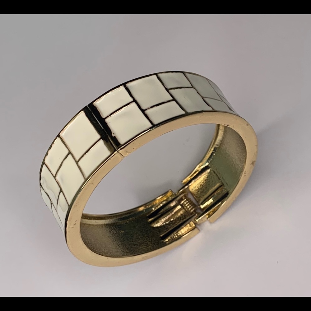 White and Gold Bracelet